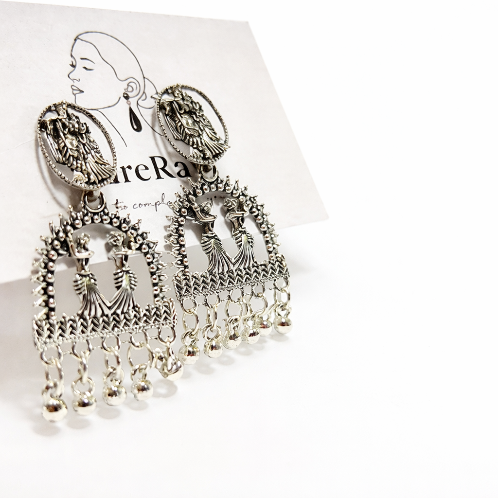 Antique Temple Drop Earrings